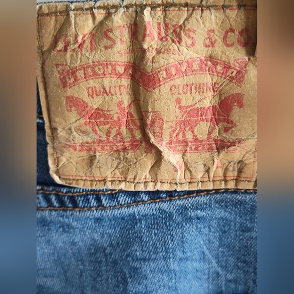 Levi's 502 Men's Denim Blue Jeans 31x32 - Picture 4 of 6